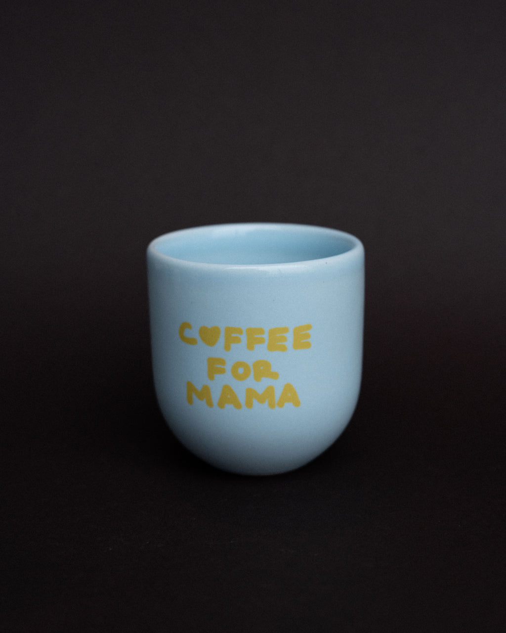 COFFEE FOR MAMA BABY BLUE MUG
