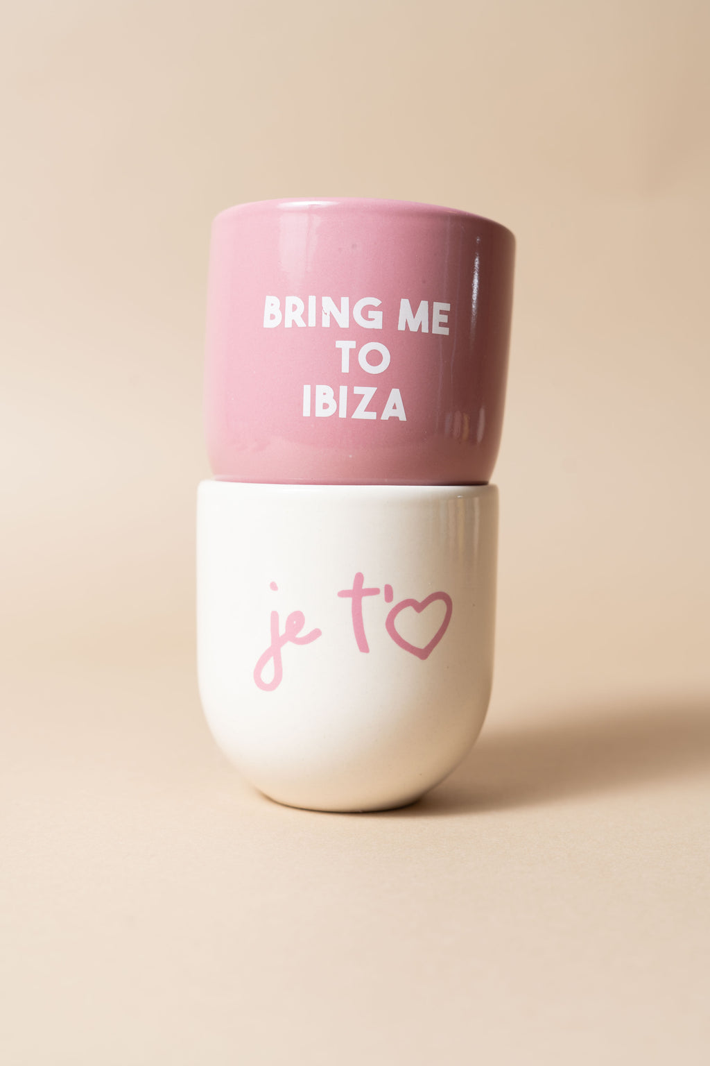 WHITE JE'TAIME MUG