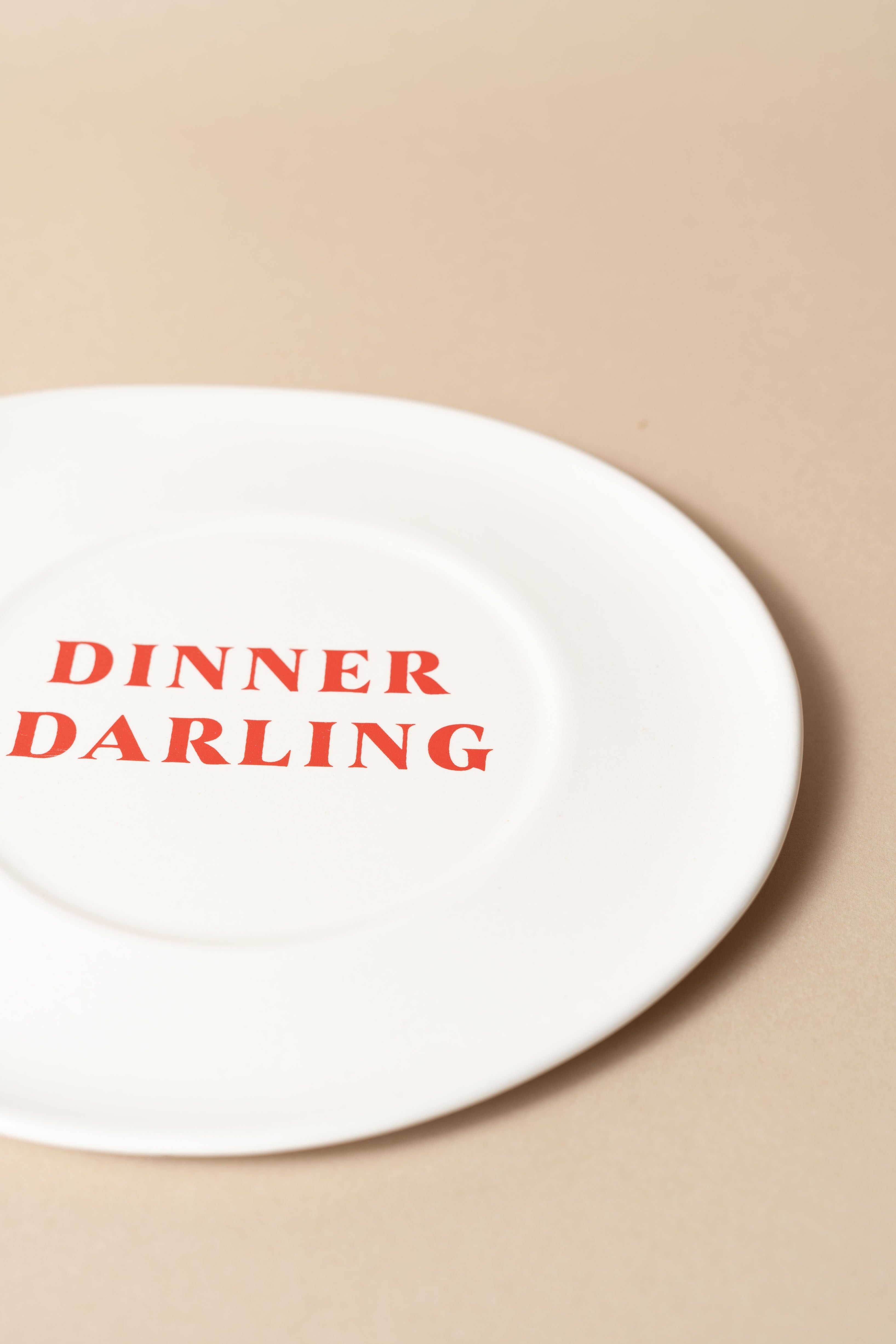 DINNER DARLING PLATE