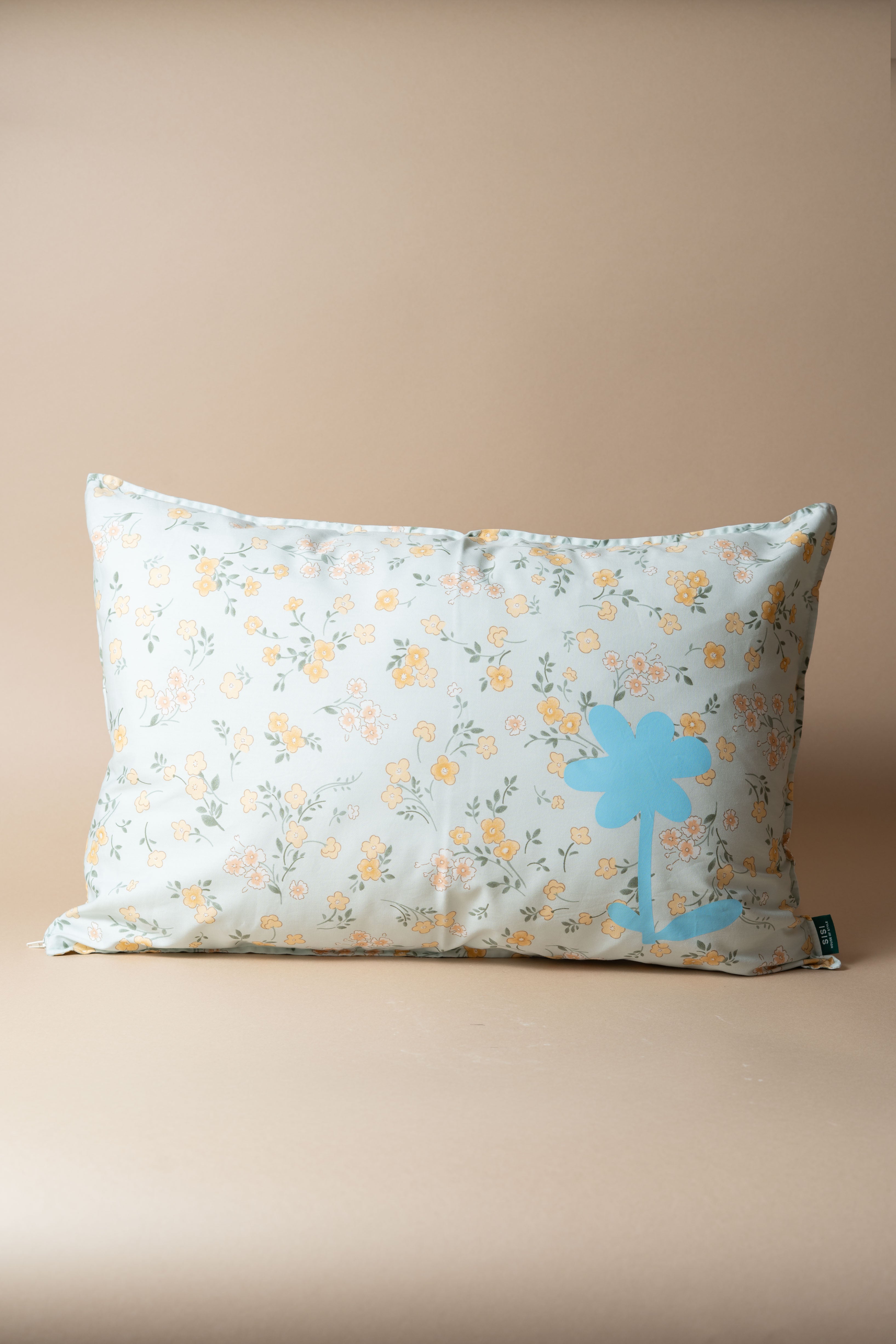 Blue flower cushion 60X40CM