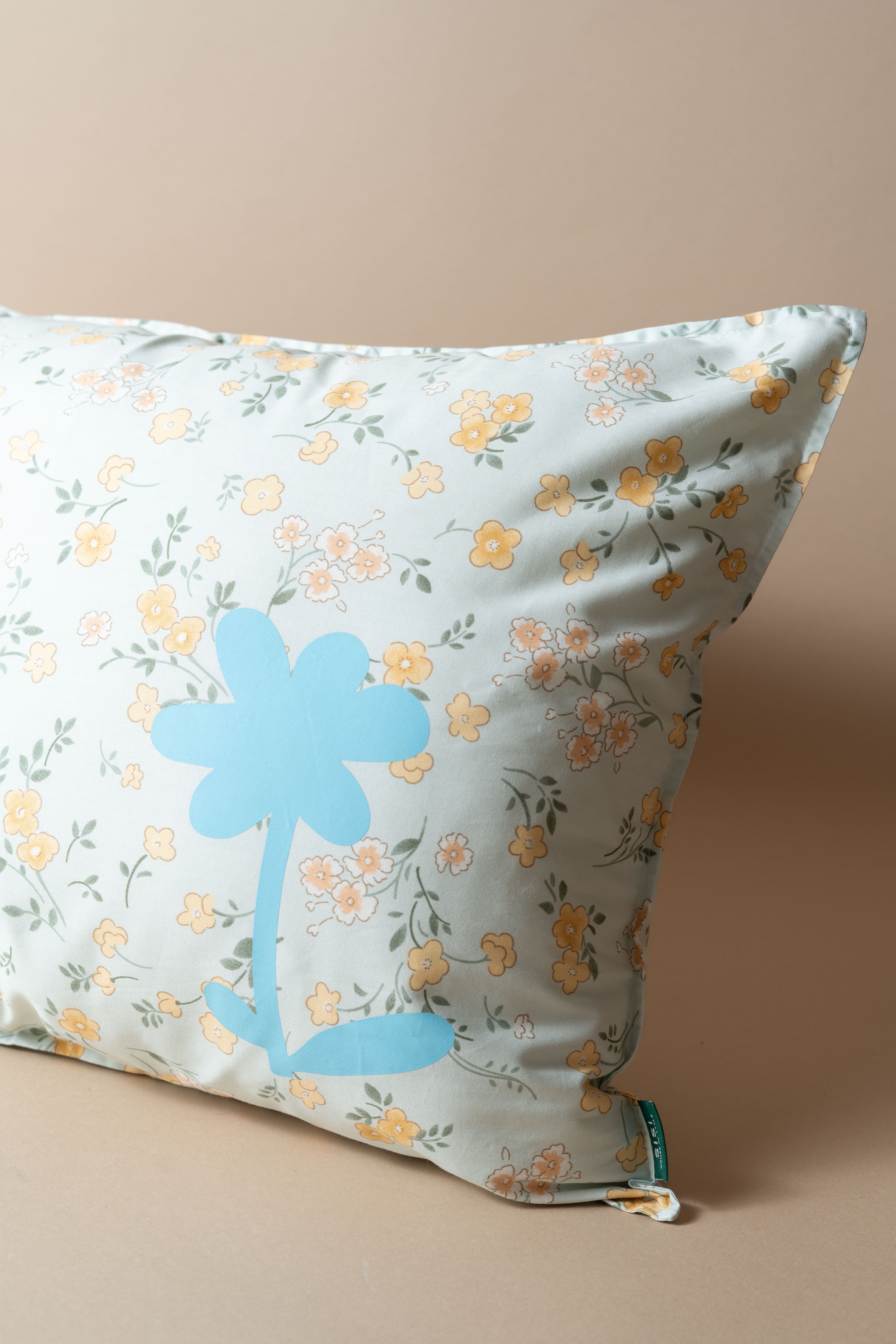 Blue flower cushion 60X40CM