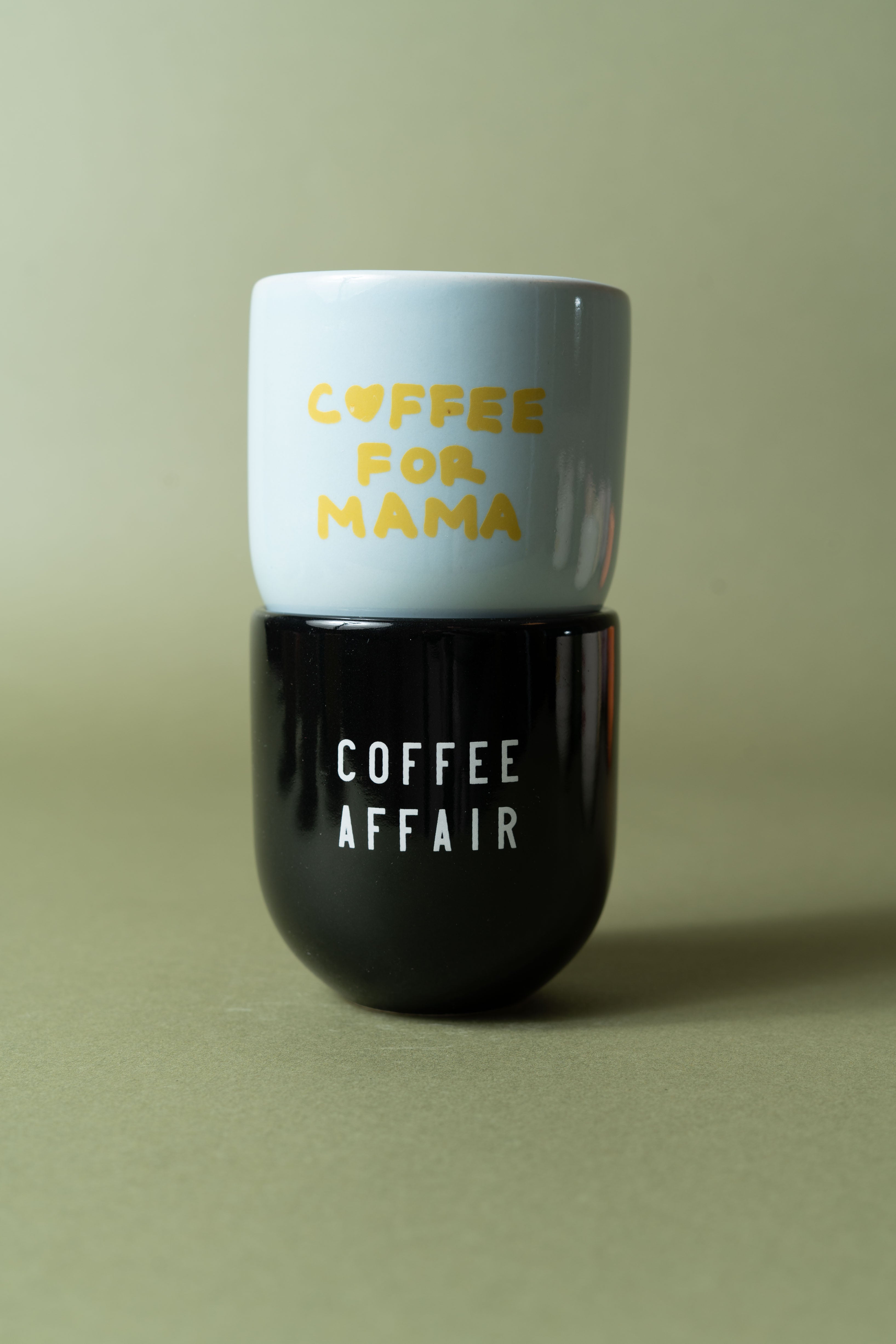 COFFEE FOR MAMA BABY BLUE MUG