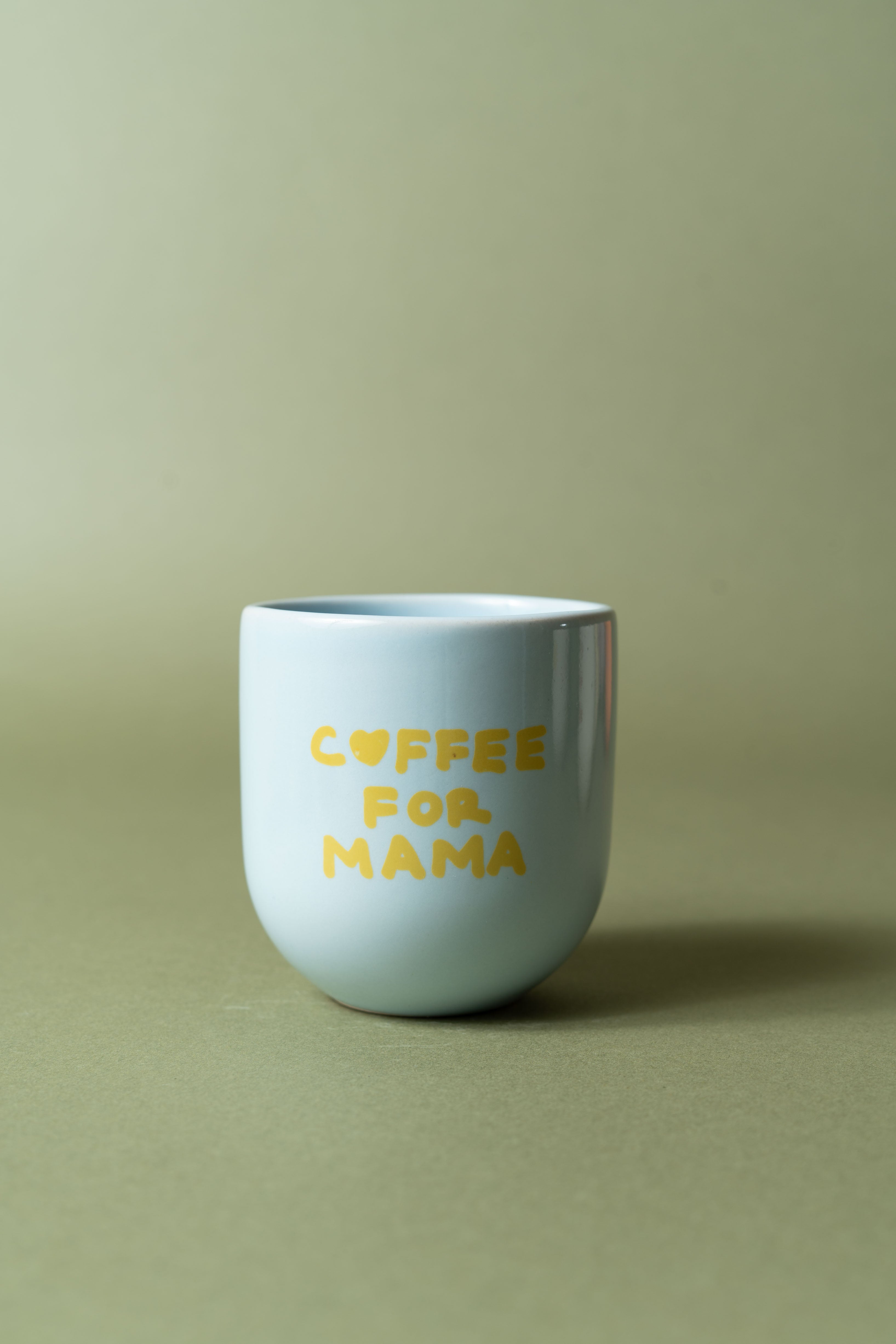 COFFEE FOR MAMA BABY BLUE MUG