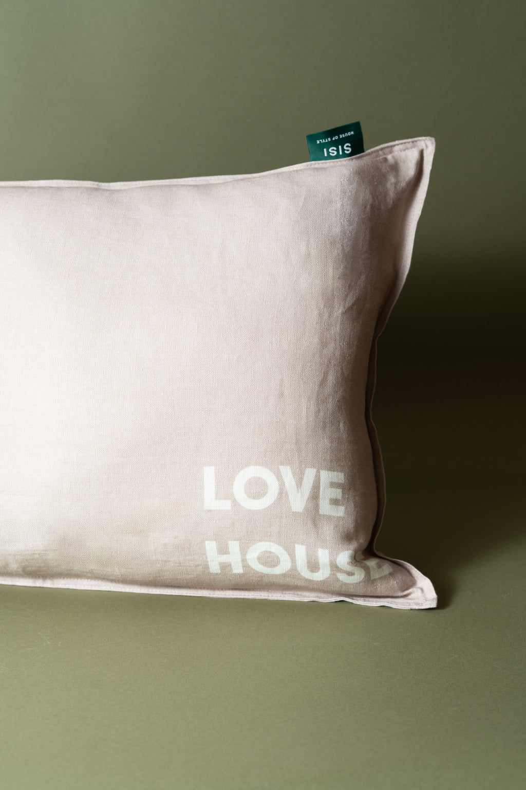 LINEN LOVE HOUSE CUSHION 40X60CM