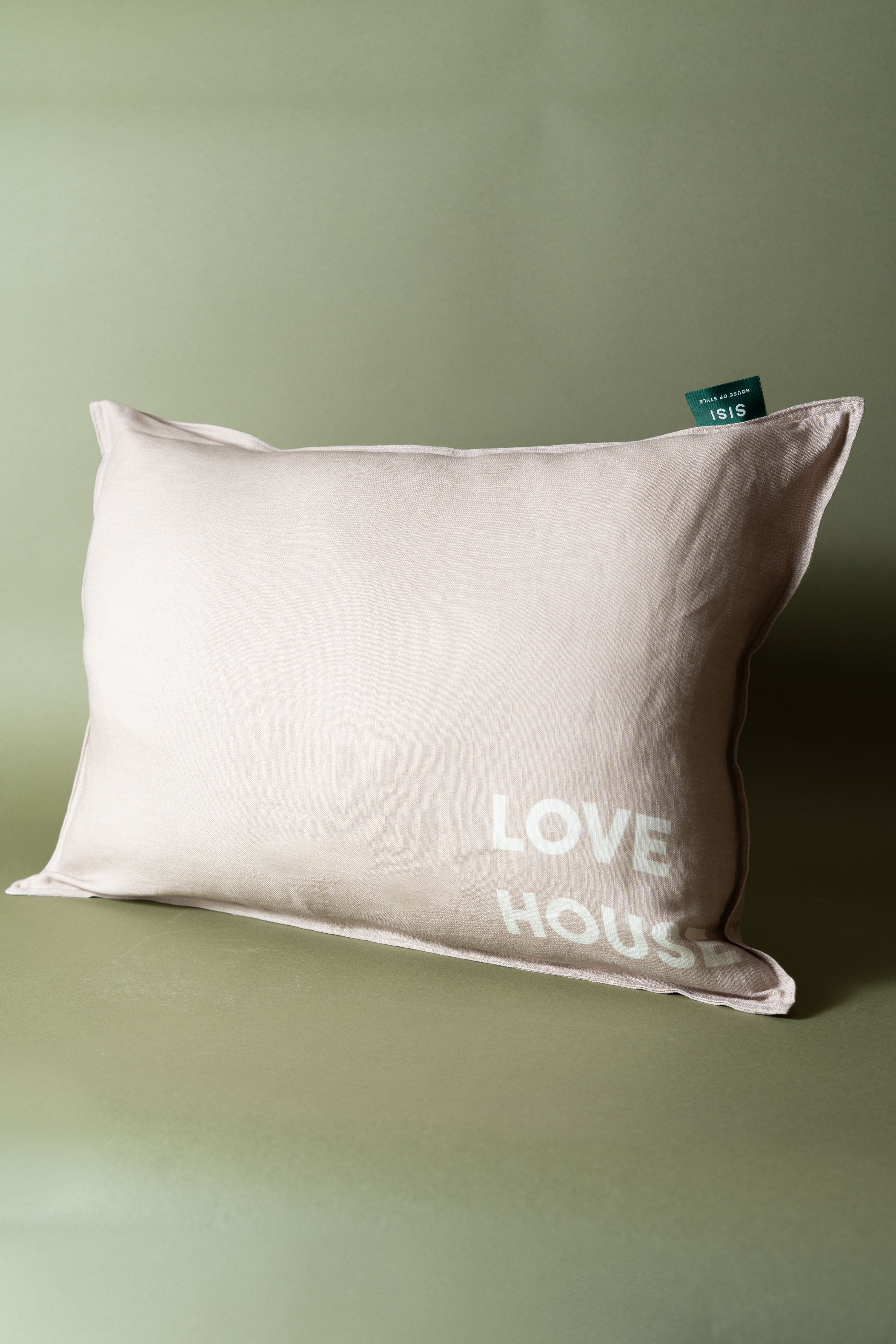 LINEN LOVE HOUSE CUSHION 40X60CM