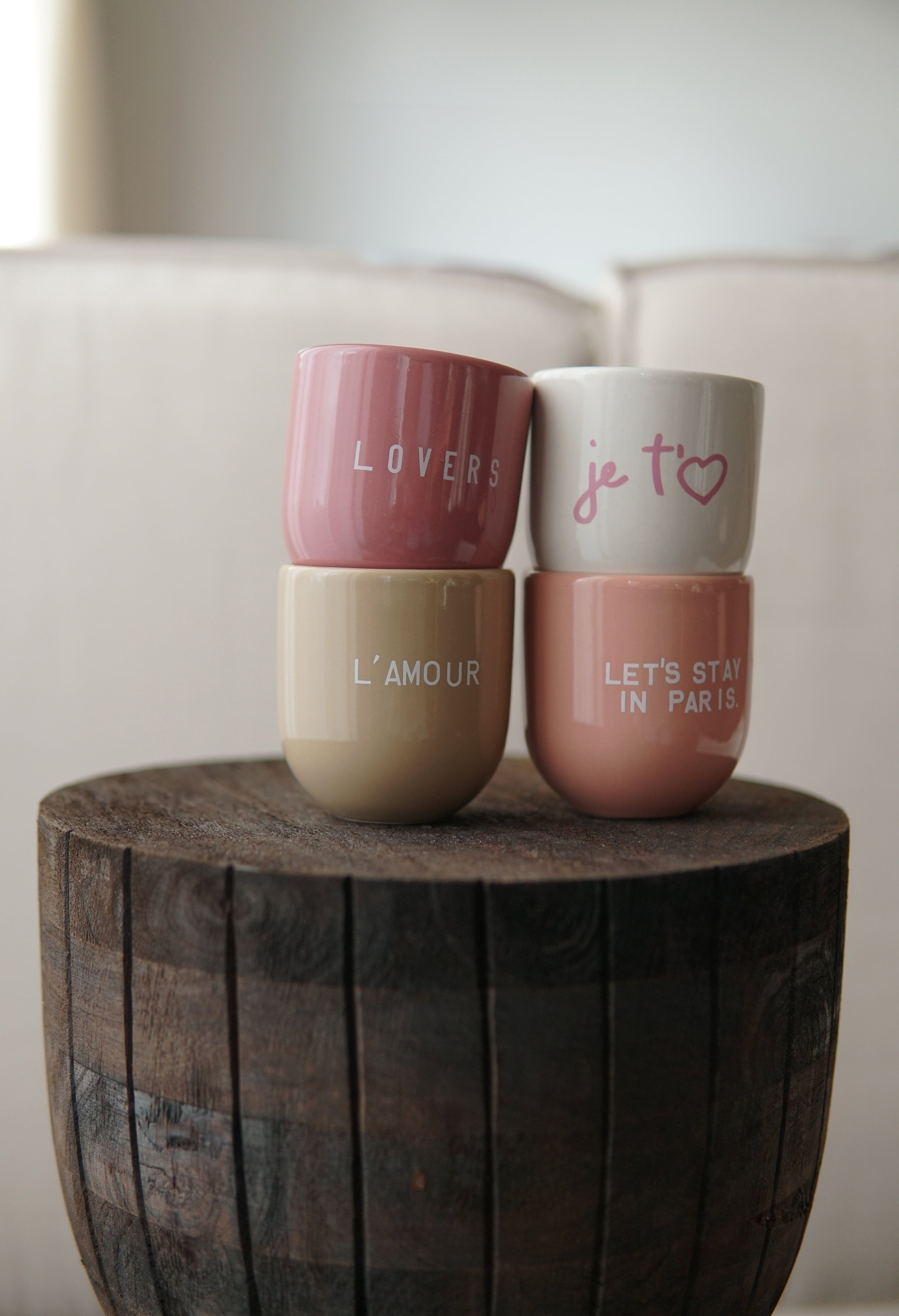 WHITE JE'TAIME MUG