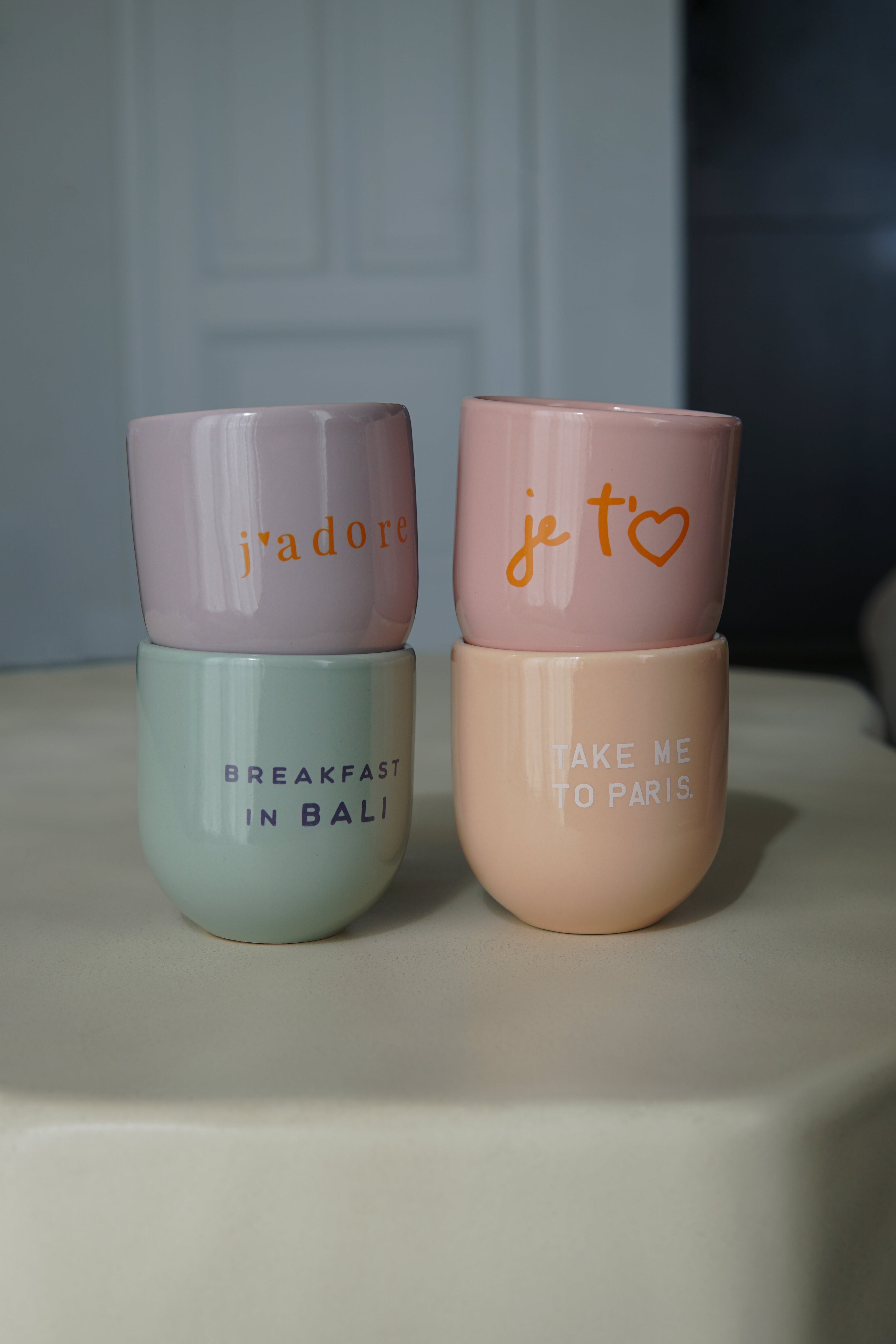 PINK JE T'AIME MUG