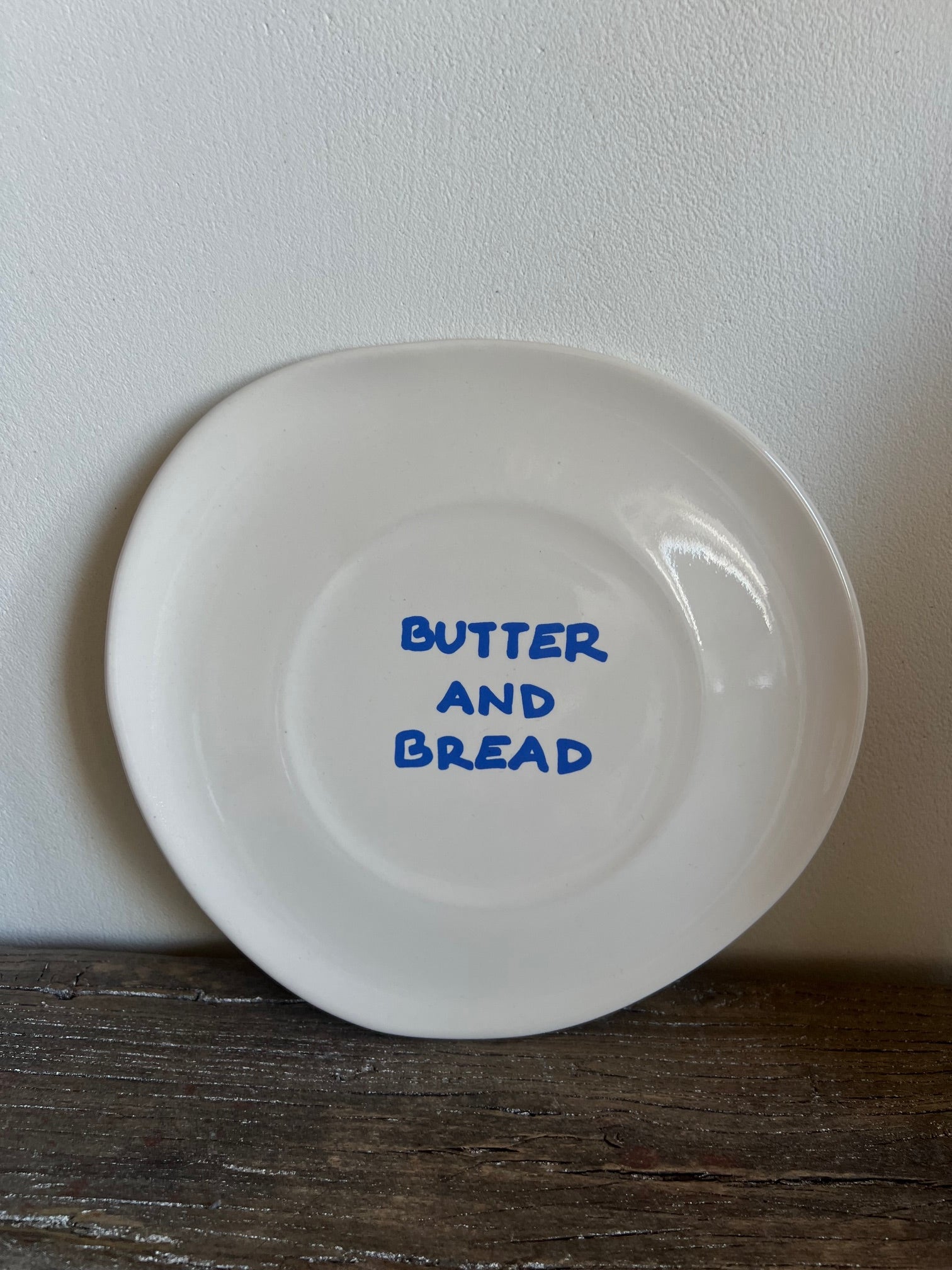 BUTTER AND BREAD PLATE
