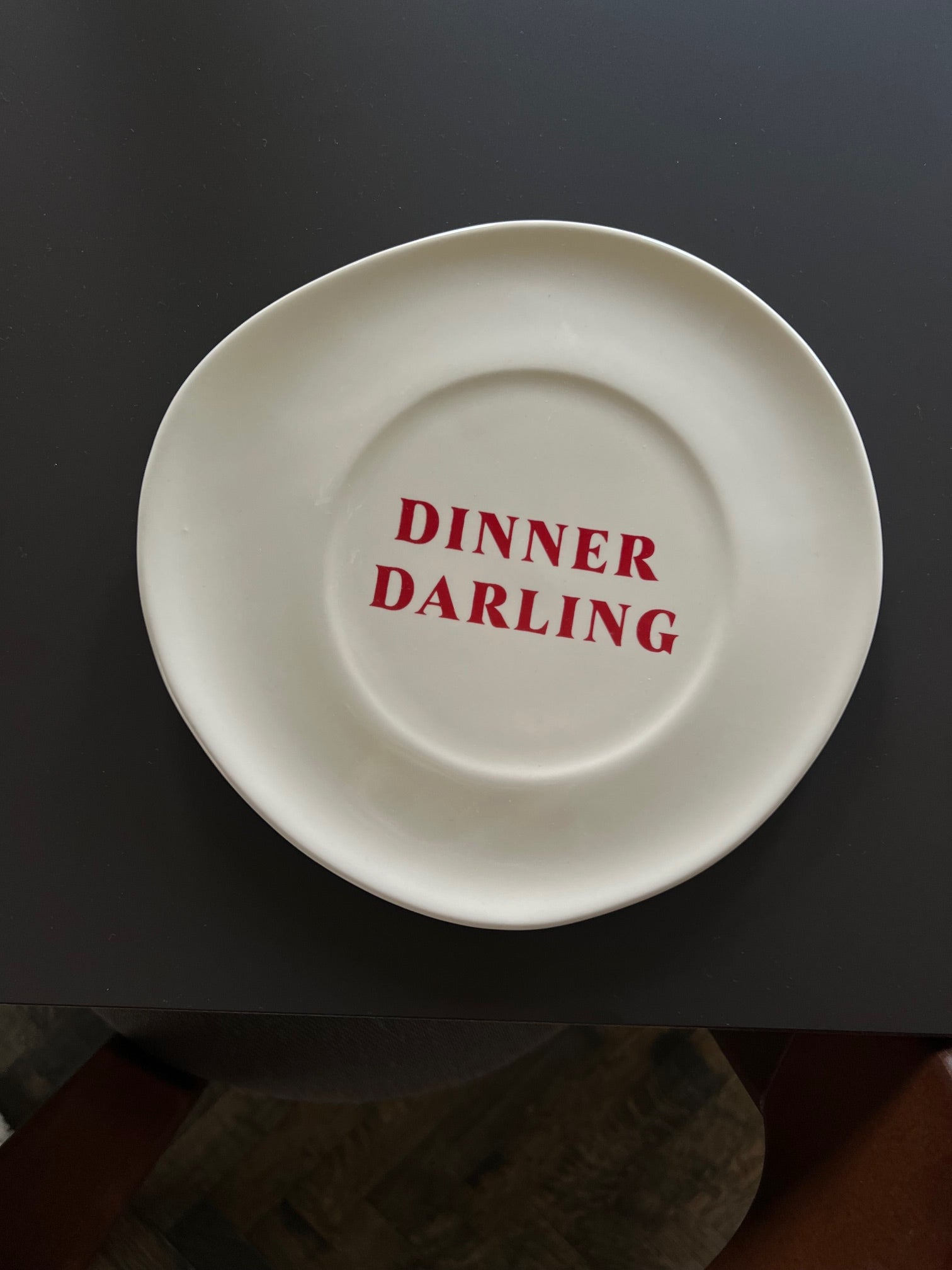 DINNER DARLING PLATE