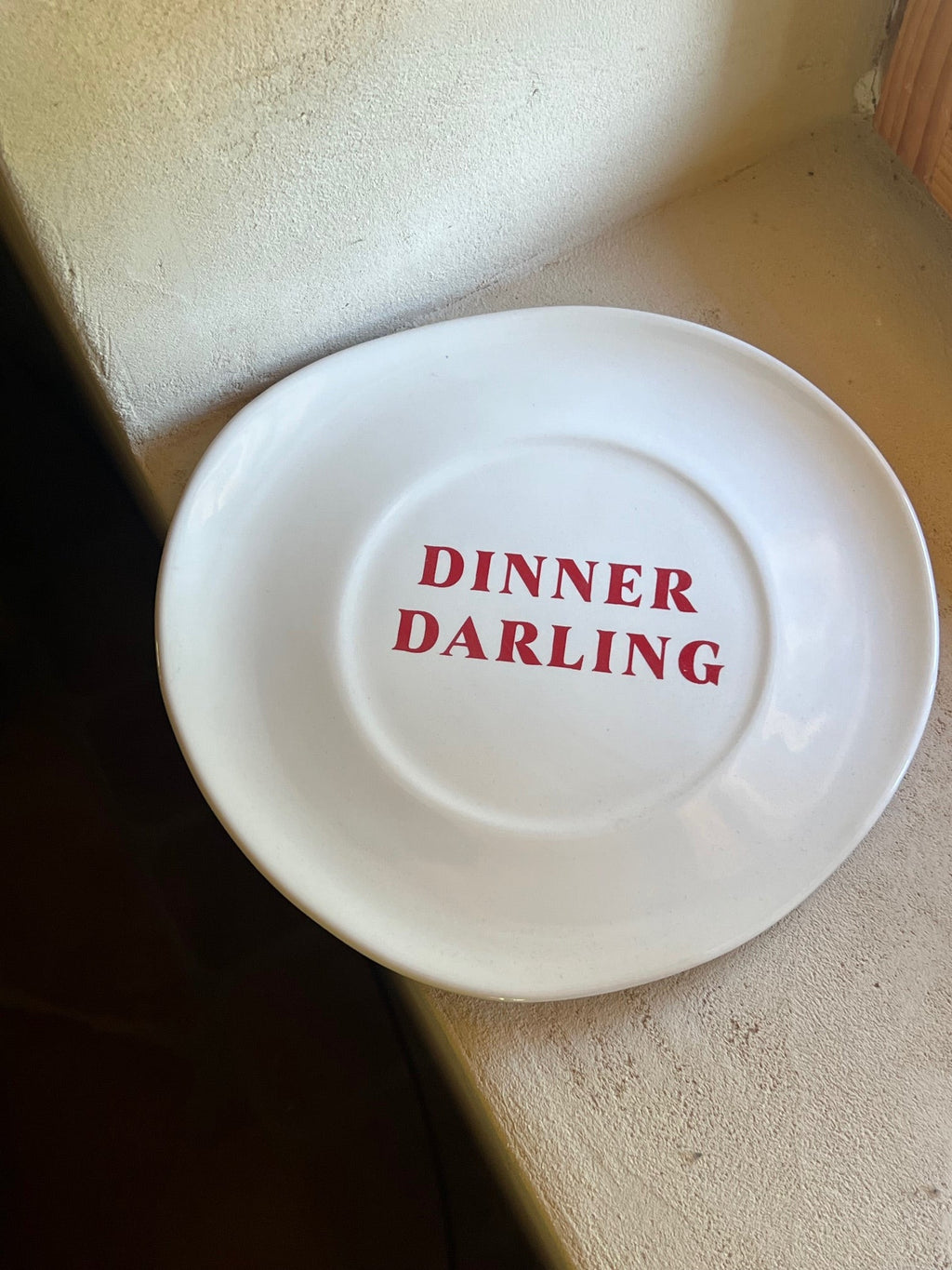 DINNER DARLING PLATE