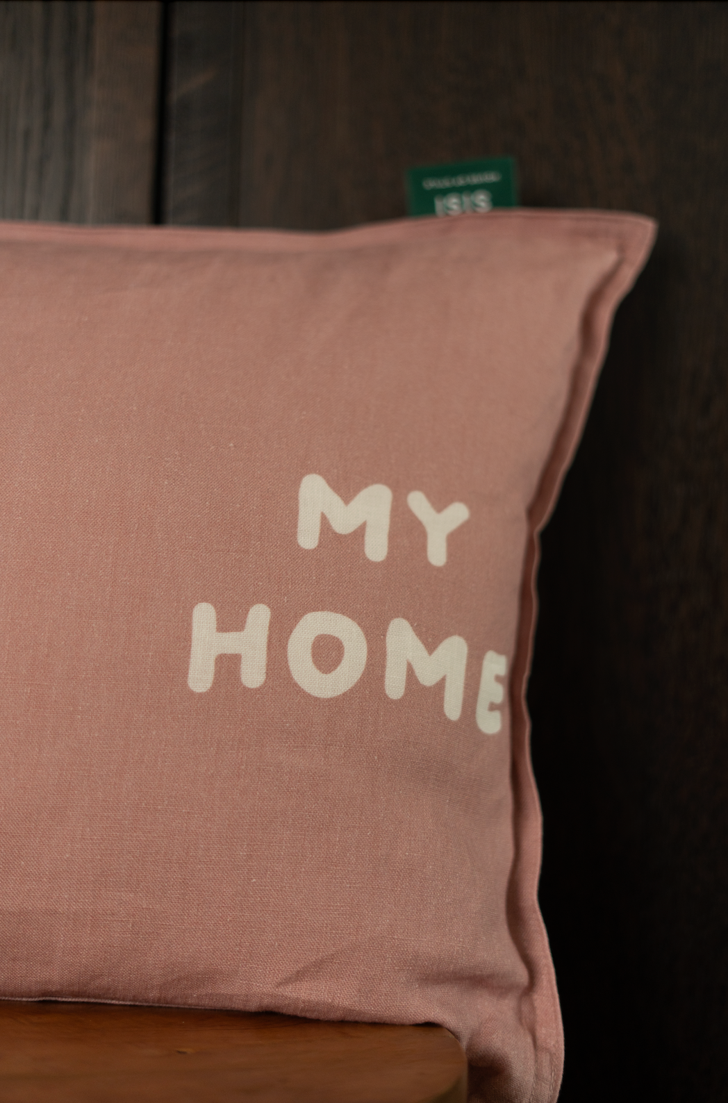 LINEN CUSHION MY HOME 40x40 CM