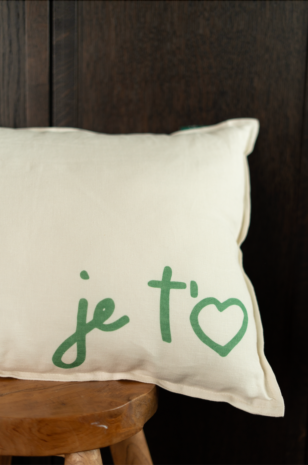LINEN JE'TAIME CUSHION 40x60 CM