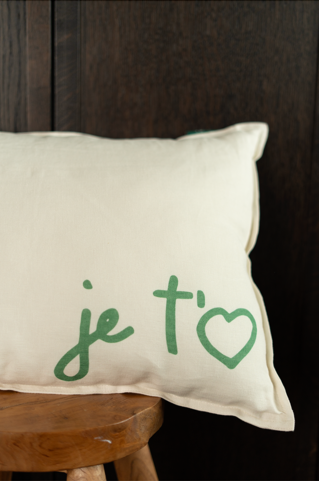 LINEN JE'TAIME CUSHION 40x60 CM