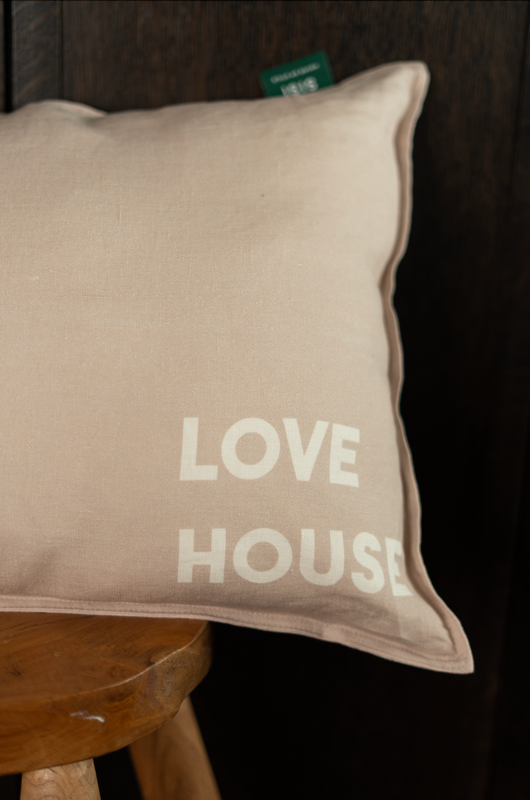 LINEN LOVE HOUSE CUSHION 40X60CM
