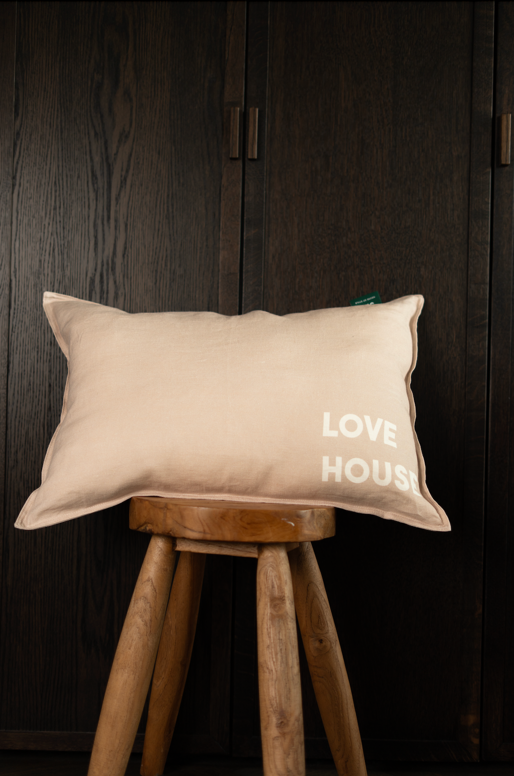 LINEN LOVE HOUSE CUSHION 40X60CM