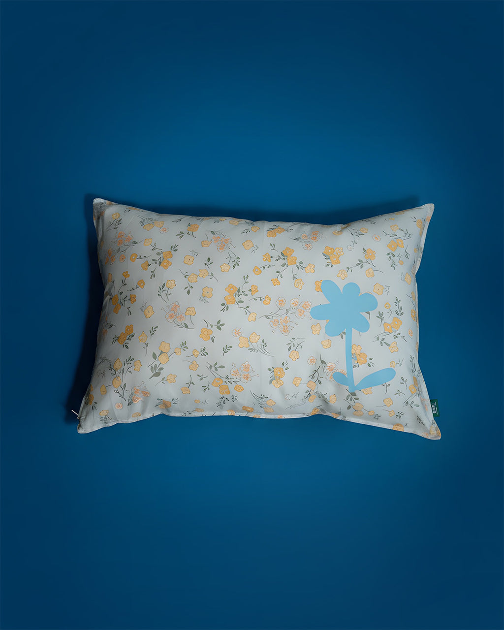 PRINTED FLOWER CUSHION 60X40CM